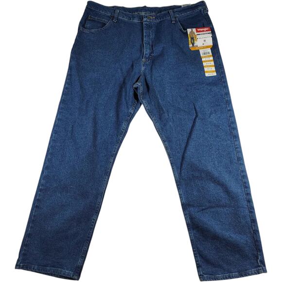 NWT Wrangler Relaxed Fit Men's Jeans Relaxed Fit Stretch Size: 40x30 - Picture 1 of 3